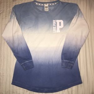 Pink Victoria’s Secret sweatshirt